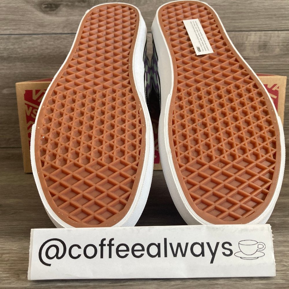 Vans Slip-On Twist Warp Checker Black Paprika NWB - Picture 10 of 10